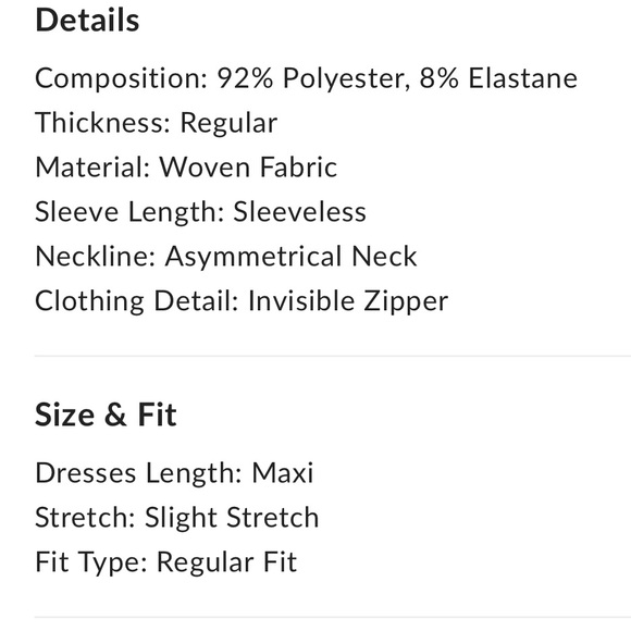 Commense NWT Asymmetrical Mock Neck Cap Sleeve Dress in chocolate brown XS - Picture 7 of 7